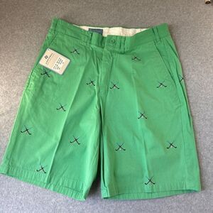 NWT Castaway Nantucket Island Golf Club Shorts Size 34 Seagrass‎ Green Men Prep